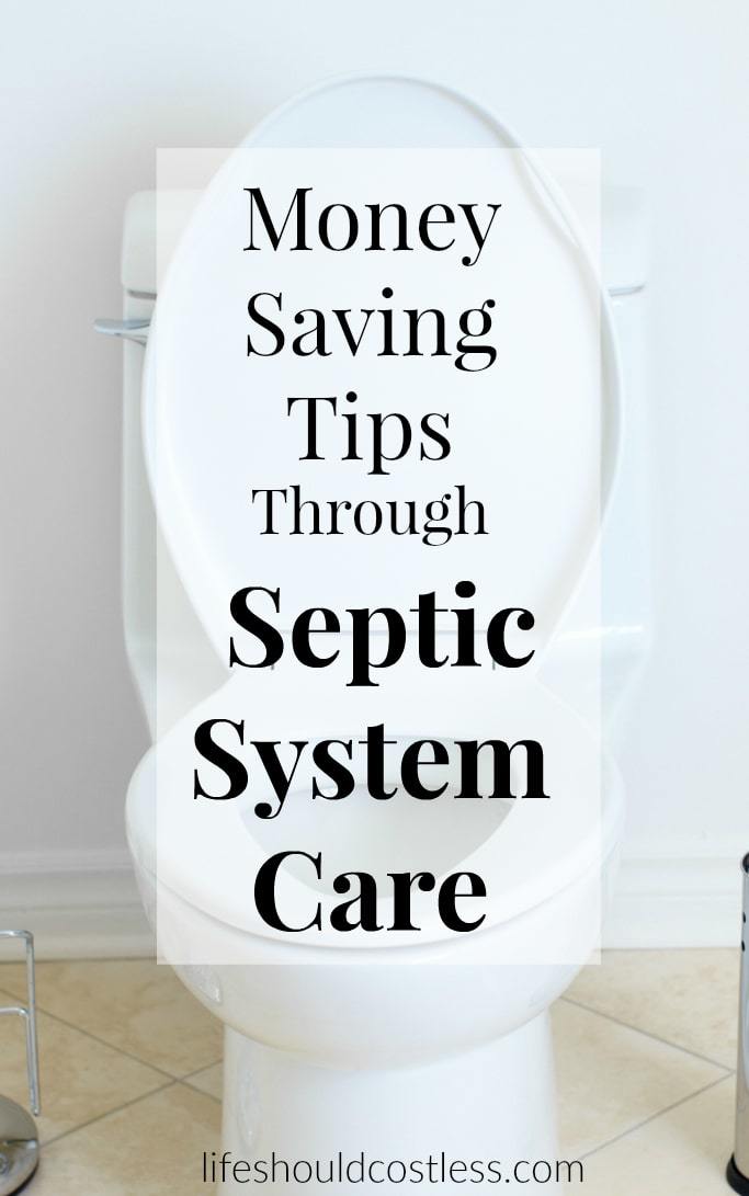 Money Saving Tips Through Septic System Care. See this and other popular tips at lifeshouldcostless.com.