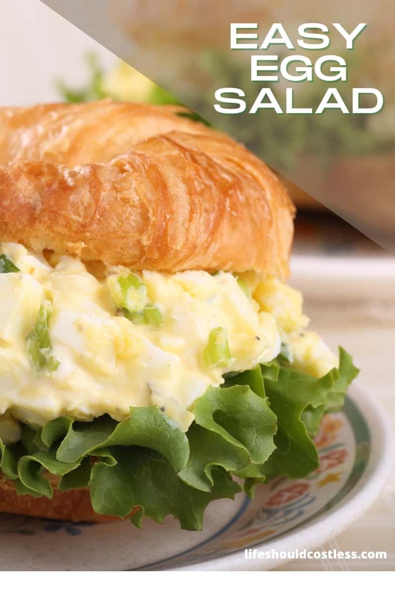 Easy Egg Salad For Sandwiches - Life Should Cost Less