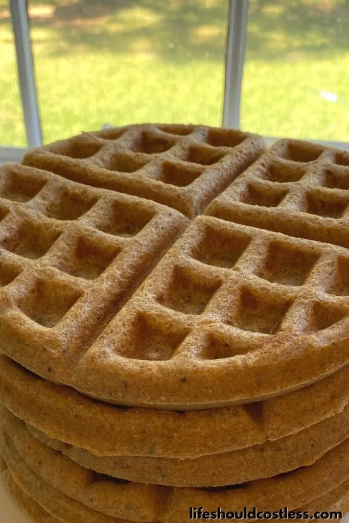 homemade protein waffles