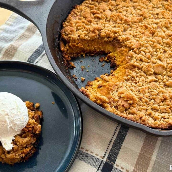 Pumpkin pie cake mix dessert