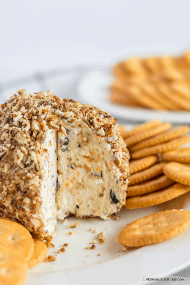 Delicious Cheese Ball Recipe. cheese ball with cream cheese. Lifeshouldcostless.com