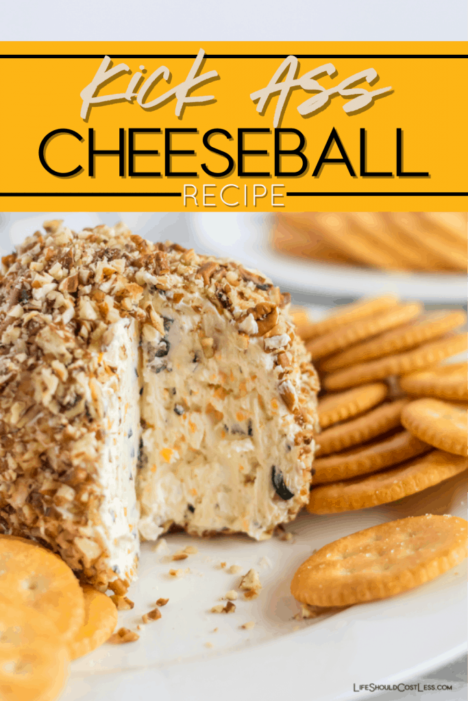 Kick Ass Cheese Ball Recipe. Learn how to make a cheeseball. lifeshouldcostless.com