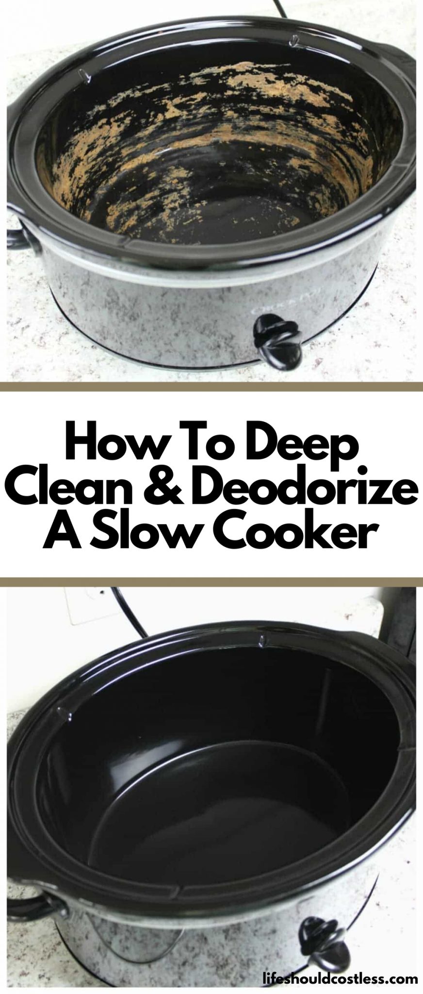 How To Clean A Slow Cooker, And Deodorize It Too (Video) - Life Should ...