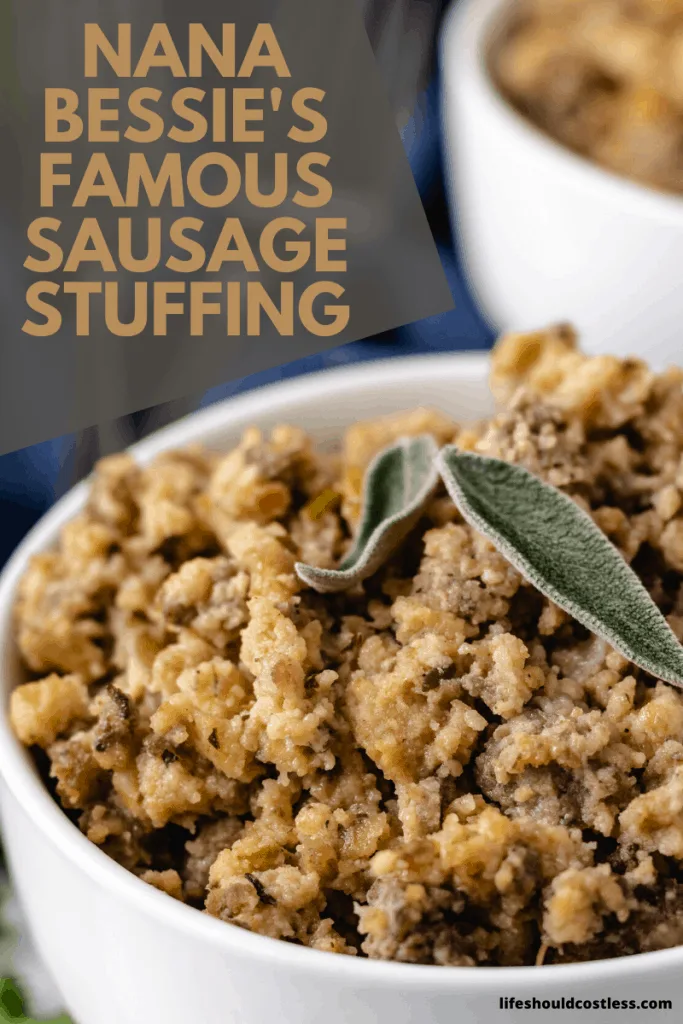 Slow Cooker Sausage Stuffing Recipe. lifeshouldcostless.com