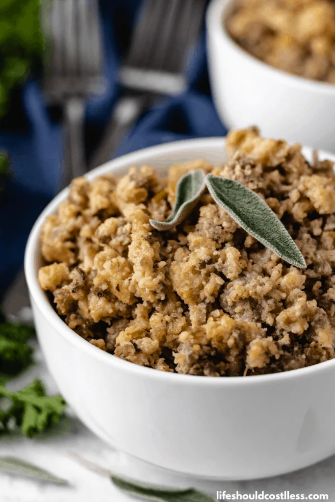 Crock Pot Sausage Stuffing. Cooking Stuffing In A Crock Pot. lifeshouldcostless.com