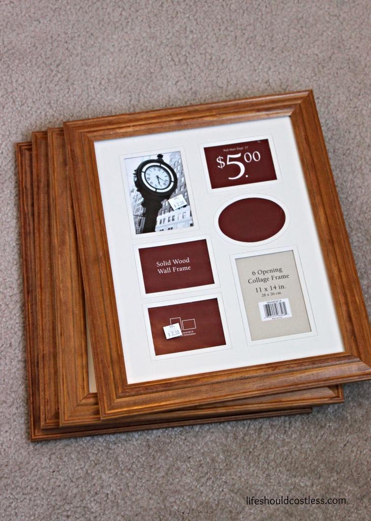 Cheap Picture Frame Make-Over & The One-Year-Old Wall - Life Should 