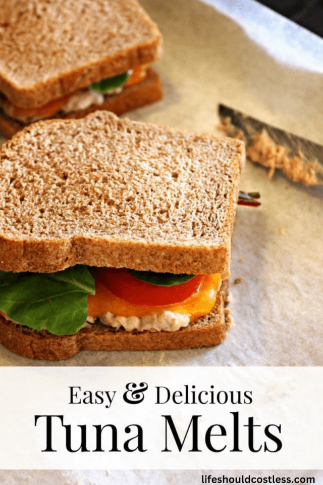 Easy Tuna Sandwich Melt Recipe - Life Should Cost Less