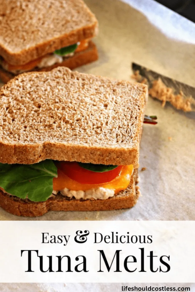 recipes for tuna melt sandwiches