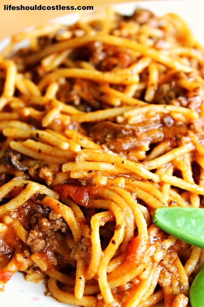 CrockPot Spaghetti - Life Should Cost Less