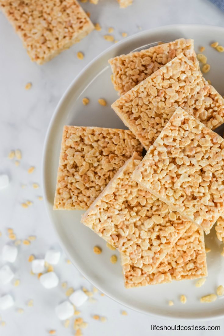 Sheet Pan Rice Krispie Treats Recipe Life Should Cost Less