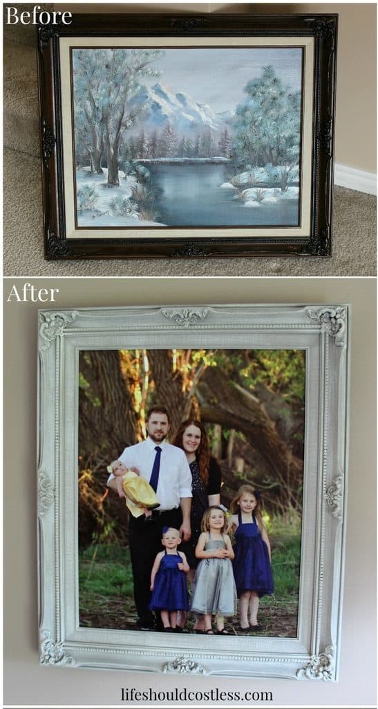 The Ornately Framed, Yet Inexpensive, Formal Family Portrait