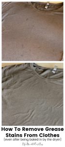 How to get grease stains out of clothes - Life Should Cost Less