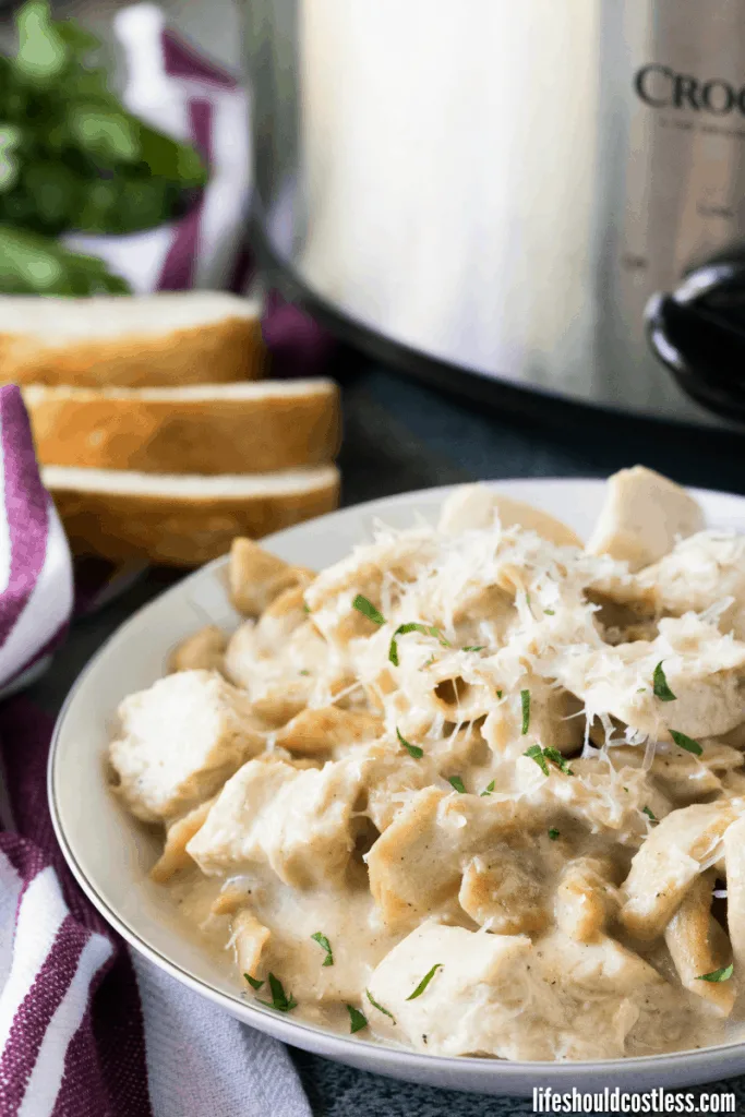 best slow cooker alfredo with chicken recipe lifeshouldcostless.com