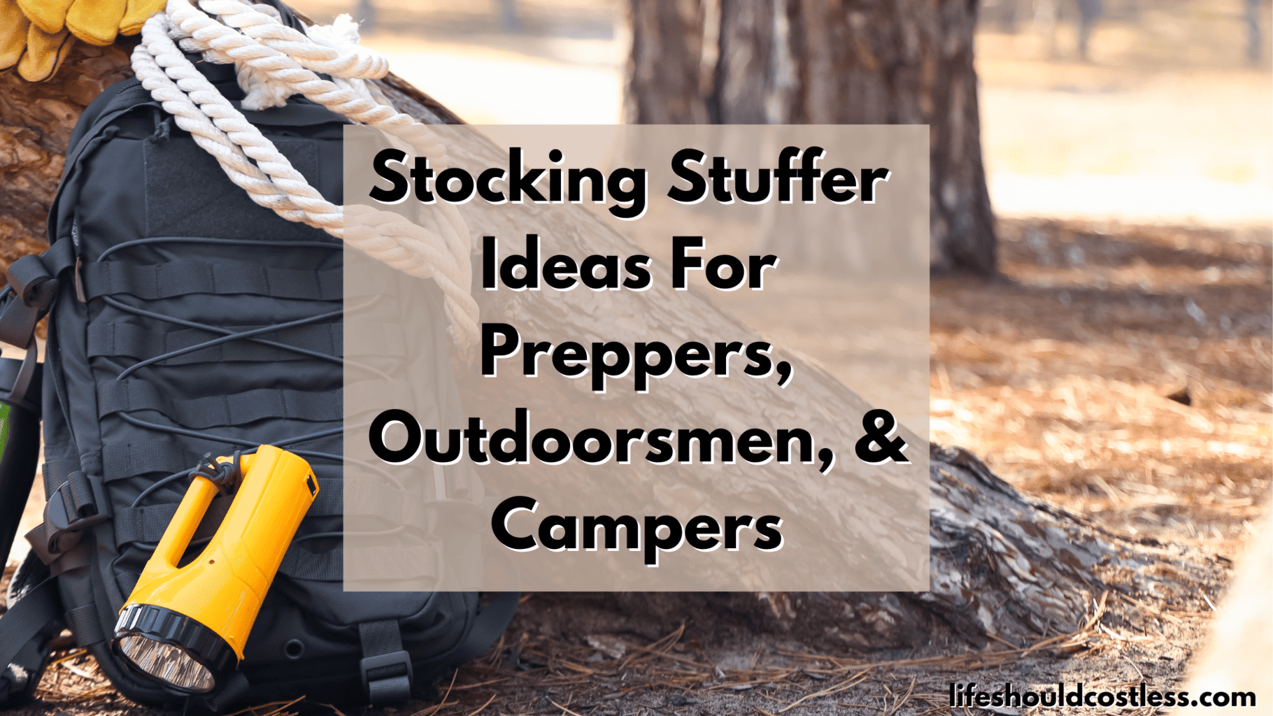 The Best Stocking Stuffers for Men Who Love the Outdoors