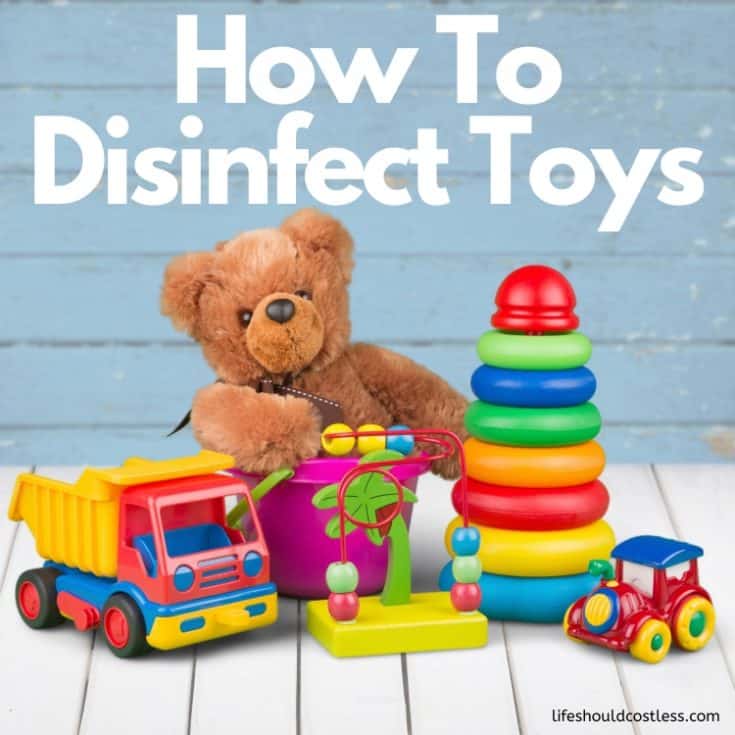 disinfect stuffed animals