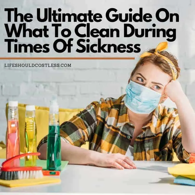 How to clean after, during, and to prevent sickness. Best ways to disinfect/sanitize. lifeshouldcostless.com