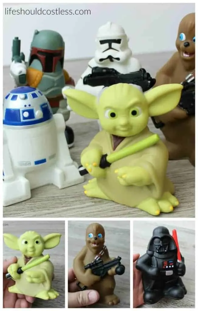 The MOST EPIC Bath Toys On Planet Earth! #StarWars {lifeshouldcostless.com}