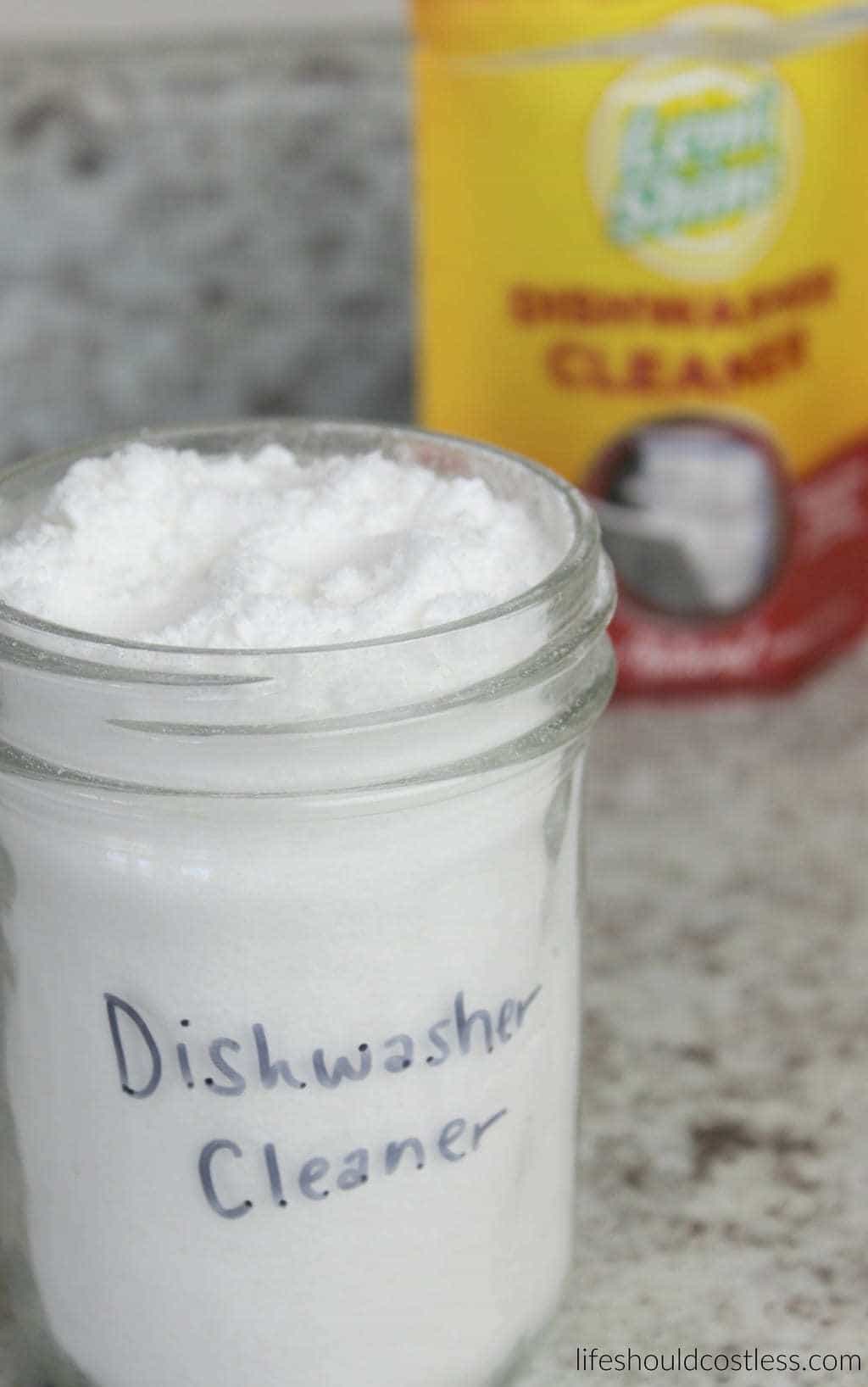 CopyCat Lemi Shine Dishwasher Cleaner Recipe. It works just like the real stuff but at a fraction of the cost.