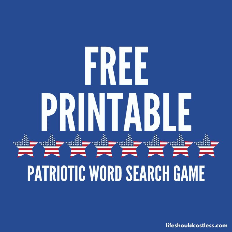 patriotic word scramble