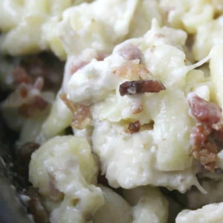 Slow Cooker Chicken Bacon Ranch Mac 'N Cheese