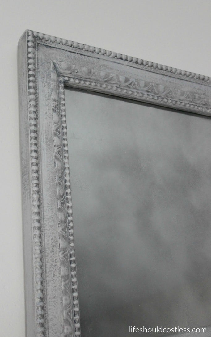 Download DIY Framed Print Turned Faux Antique Mirror - Life Should Cost Less