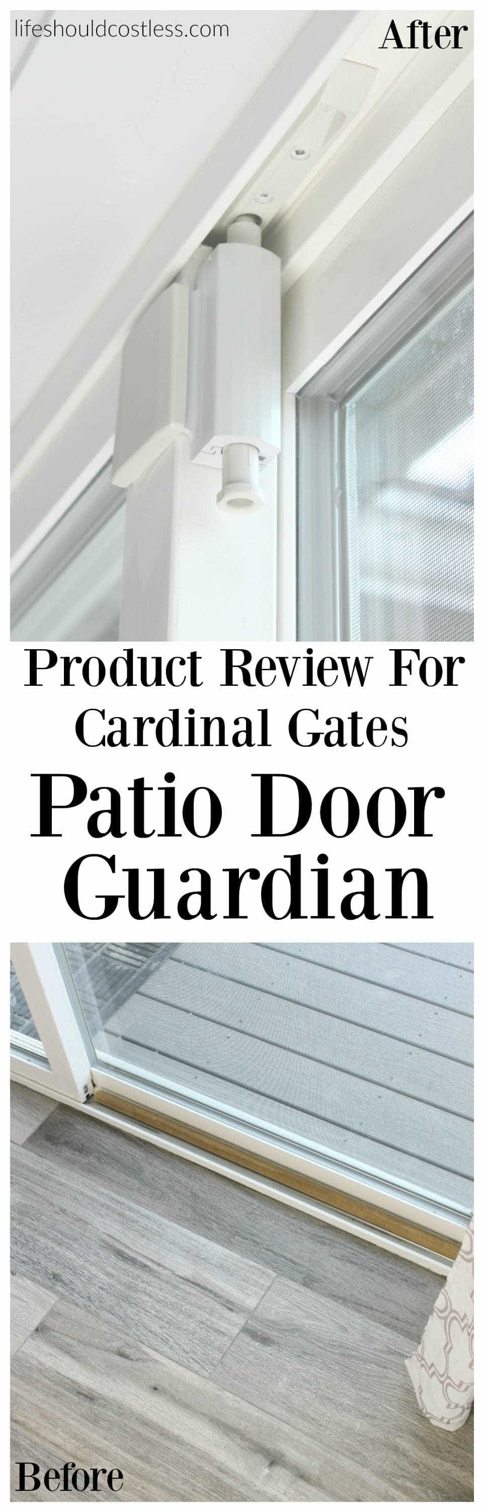 Cardinal Gates Patio Door Guardian Product Review. It's a lock for