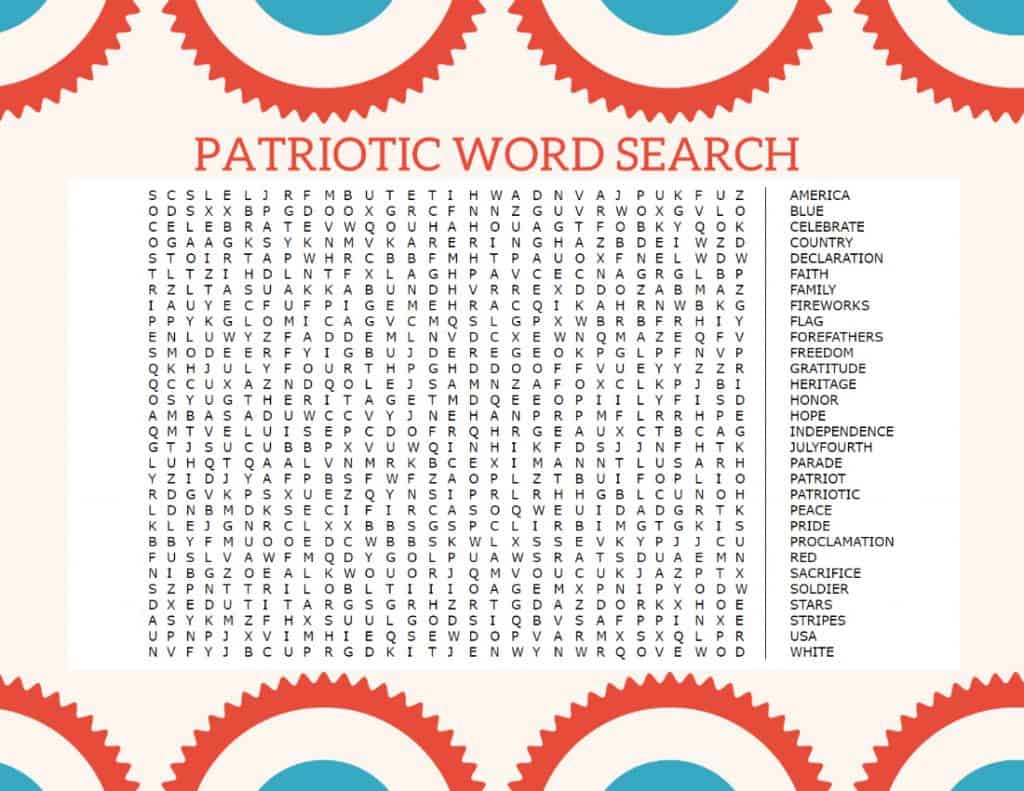 free printable patriotic word search game life should cost less