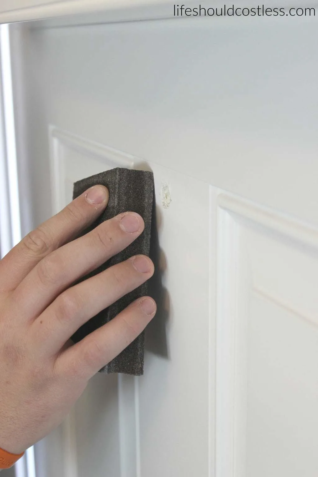 DIY How to install a peep hole in your front door. It's so easy and inexpensive! It takes less than five minutes and costs less than ten bucks. See this popular DIY pin and many others at lifeshouldcostless.com.