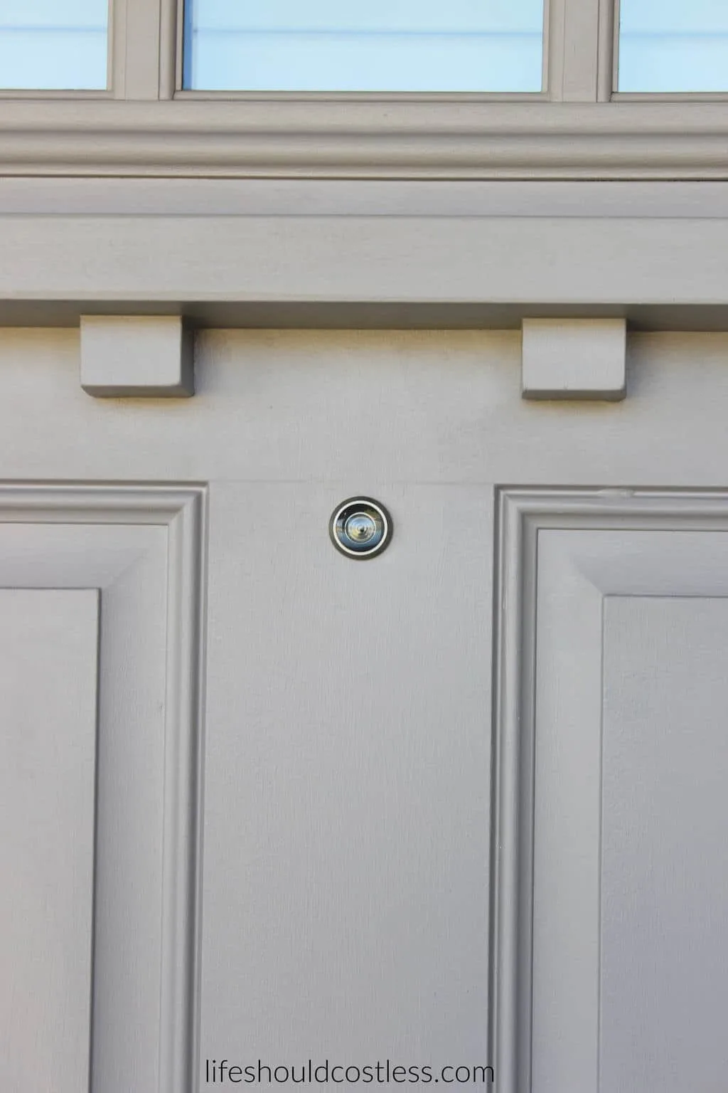 DIY How to install a peep hole in your front door. After