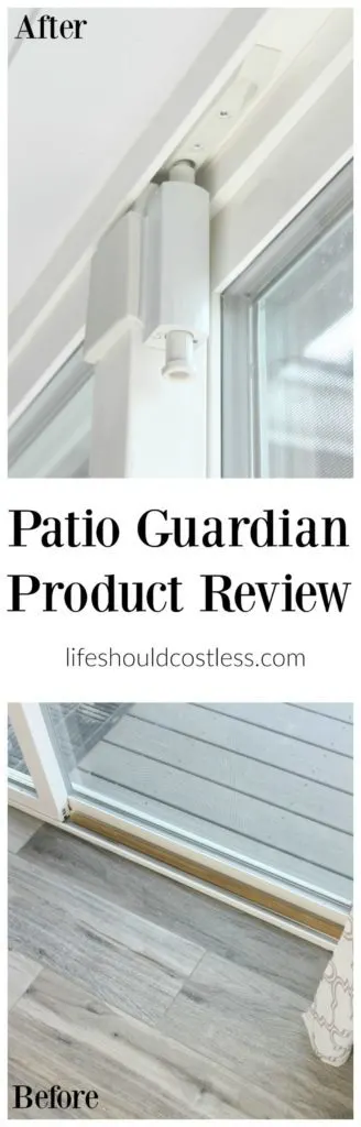 Patio Guardian Product Review. It's a lock for your sliding glass door!