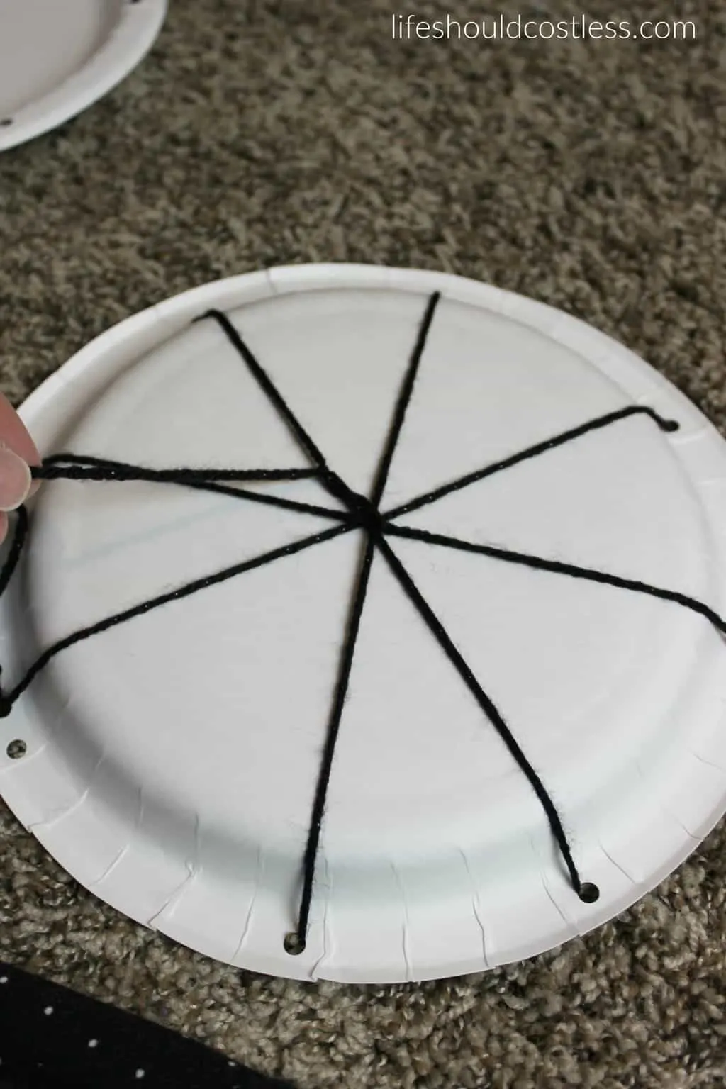 Halloween Spider Web Treat Plates. See this and many more popular seasonal pins at lifeshouldcostless.com. 