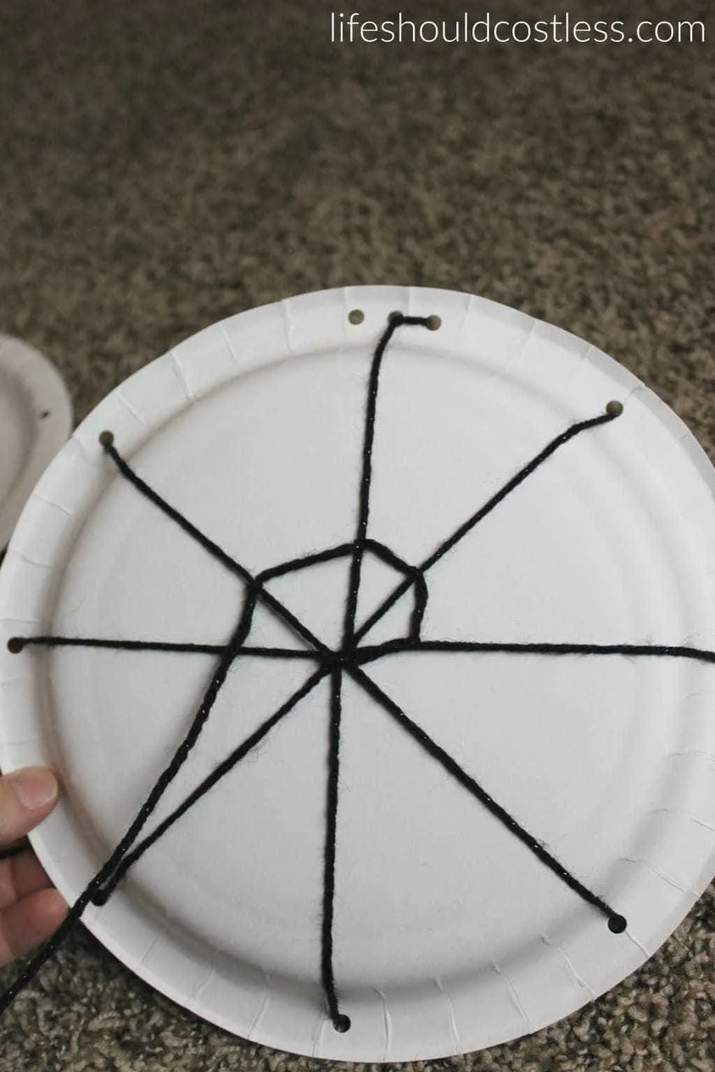 Halloween Spider Web Treat Plates. See this and many more popular seasonal pins at lifeshouldcostless.com. 