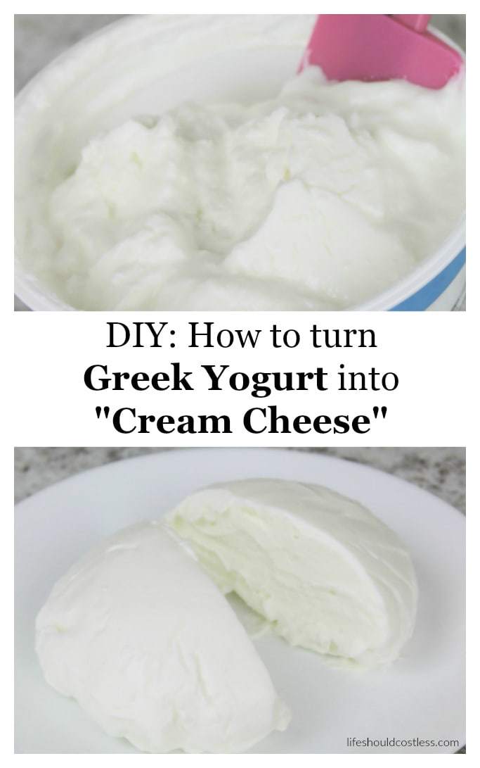 DIY How To Turn Greek Yogurt Into "Cream Cheese" Life Should Cost Less