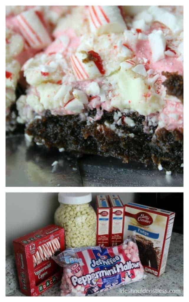Peppermint Marshmallow Brownies
