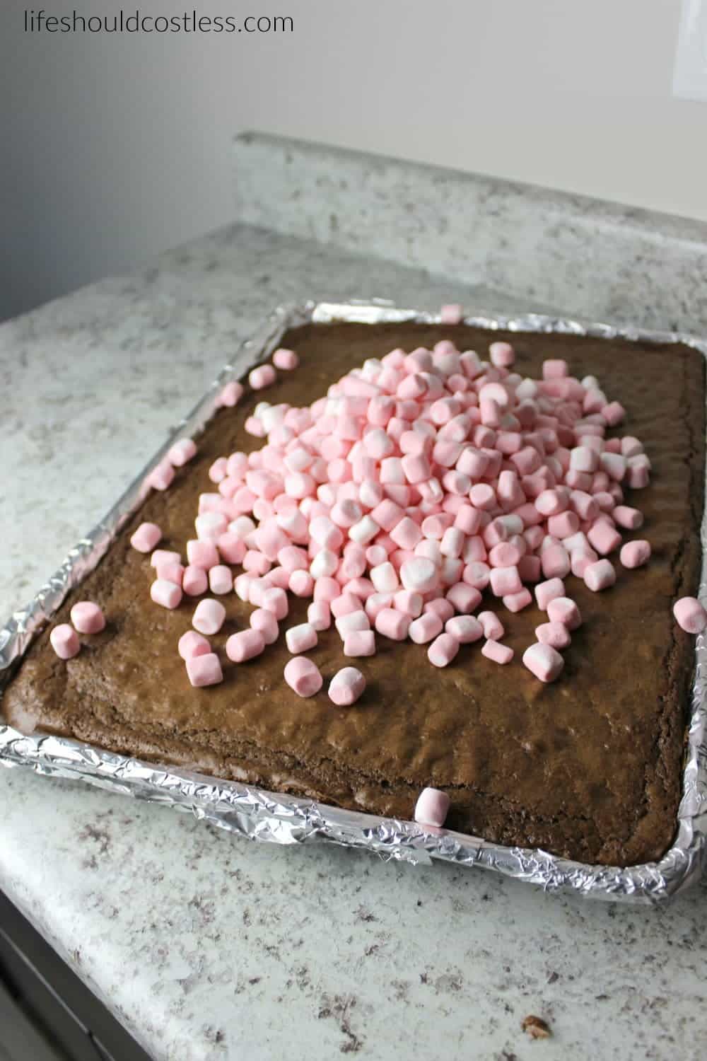 Peppermint Marshmallow Brownies Life Should Cost Less