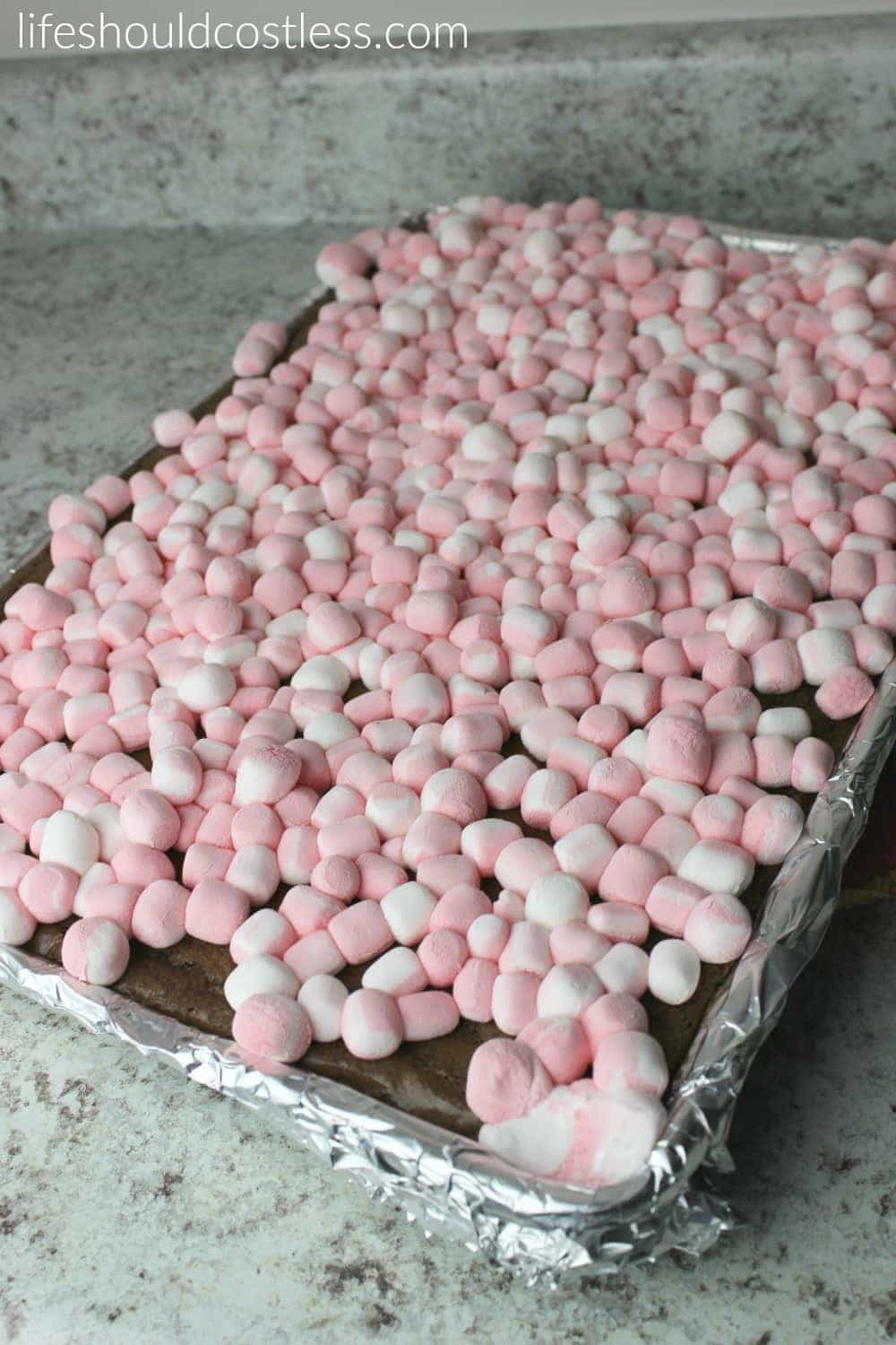 Peppermint Marshmallow Brownies Life Should Cost Less