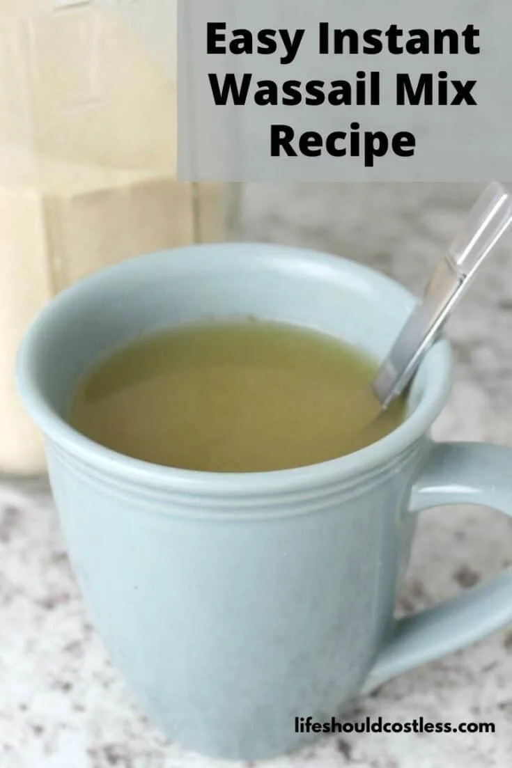 How to make homemade dry wassail spice drink mix.