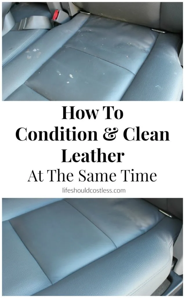 How To Condition And Clean Smooth Leather At the Same time.