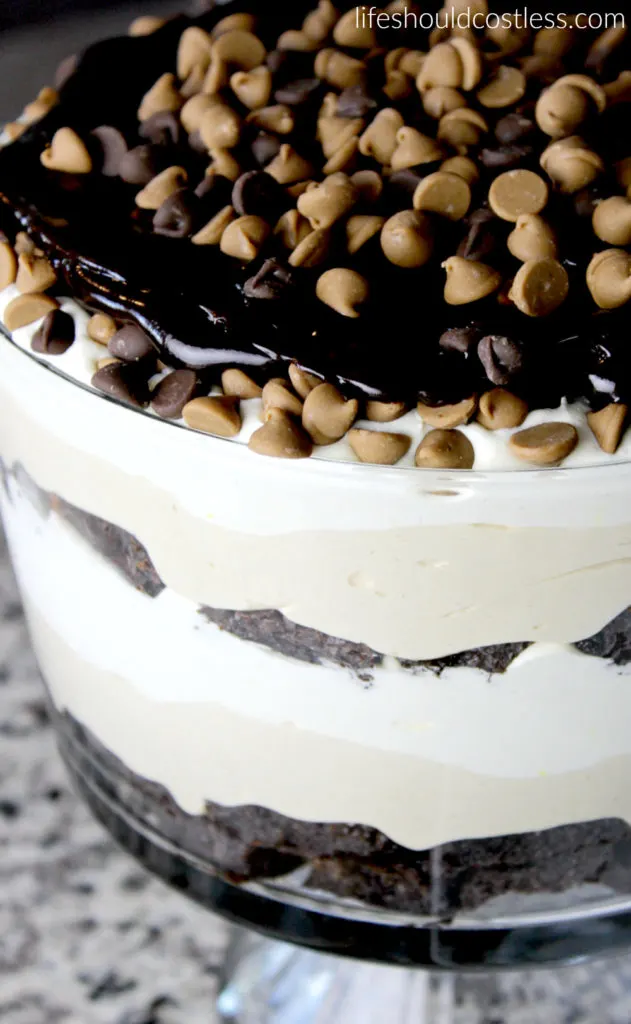 Moose Tracks Trifle. The Best trifle recipe on the internet/Pinterest.