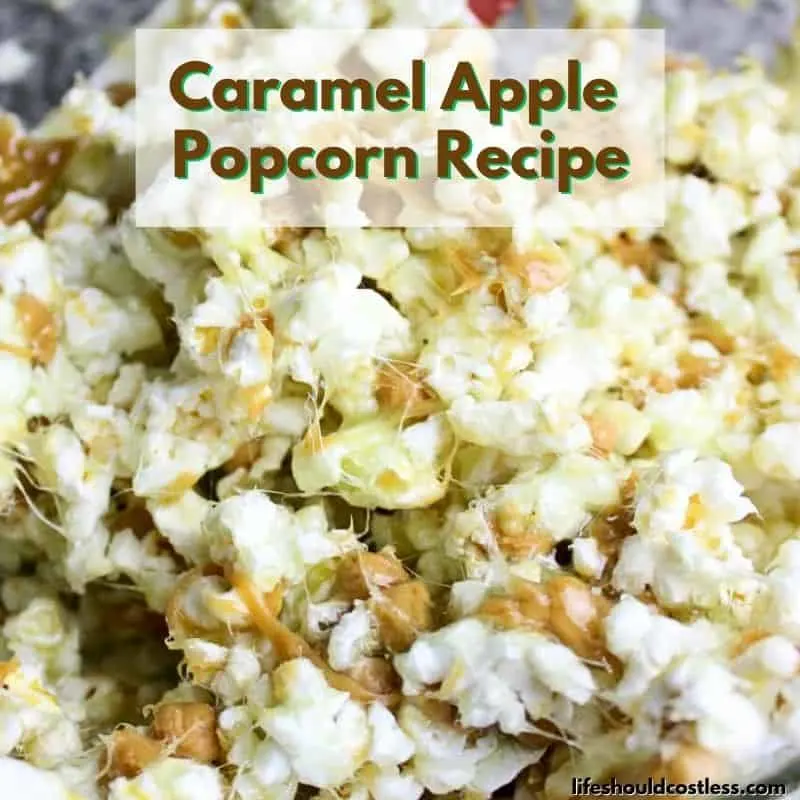 Apple Caramel Popcorn