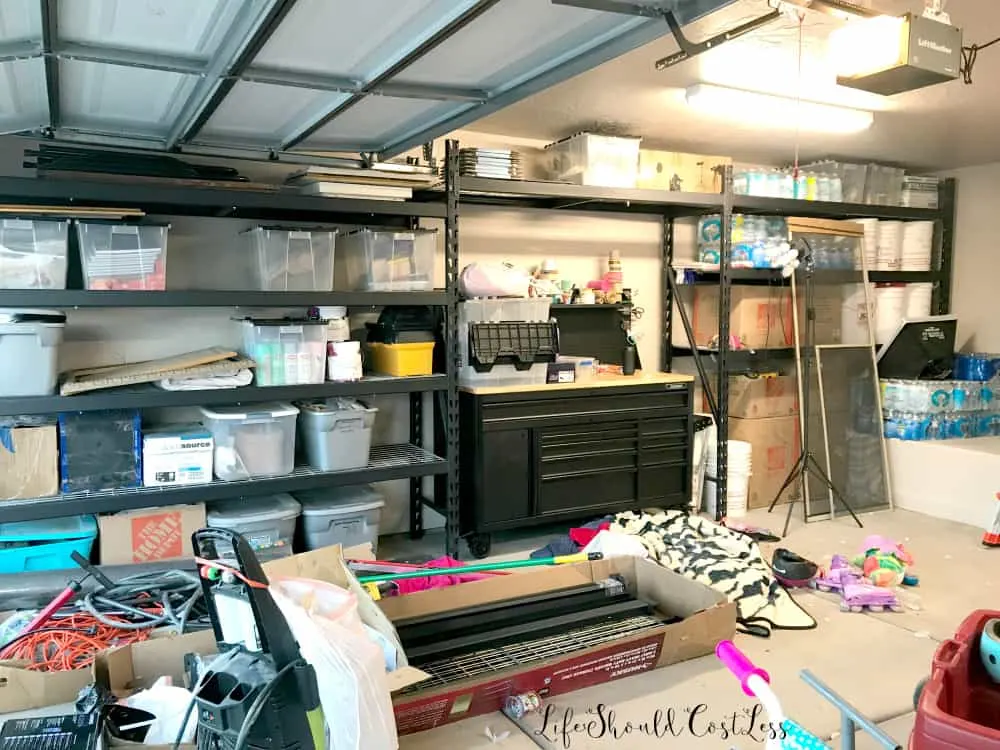 Garage Organization Reveal - Life Should Cost Less