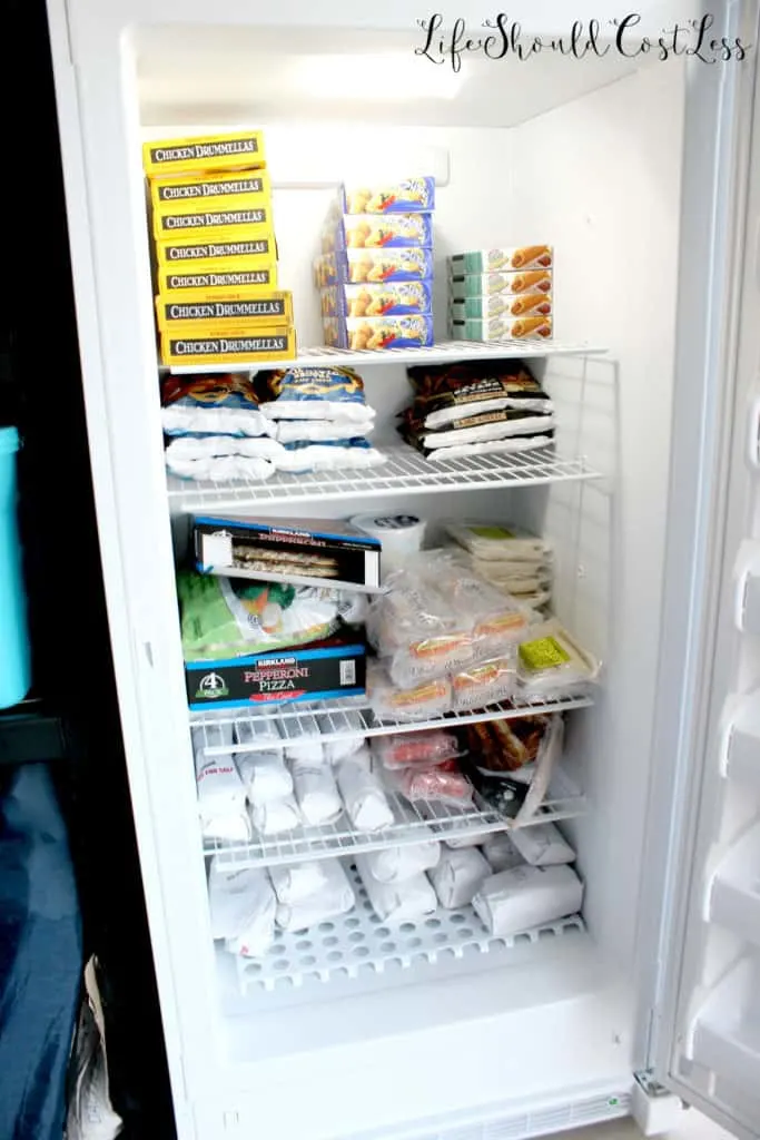 Organizing Made Fun: Organizing an Upright Freezer {Garage Freezer}