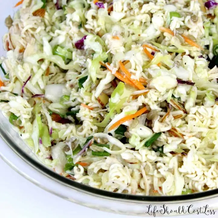 Coleslaw Ramen Chicken Salad