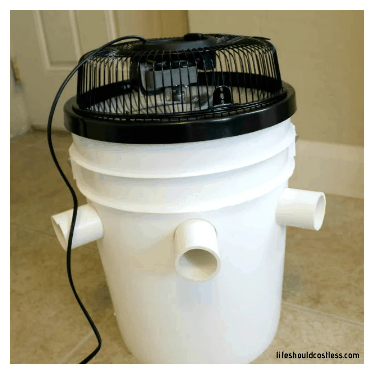 HD Portable Vacuum Supply for 1 or 2 buckets - Electric Made in