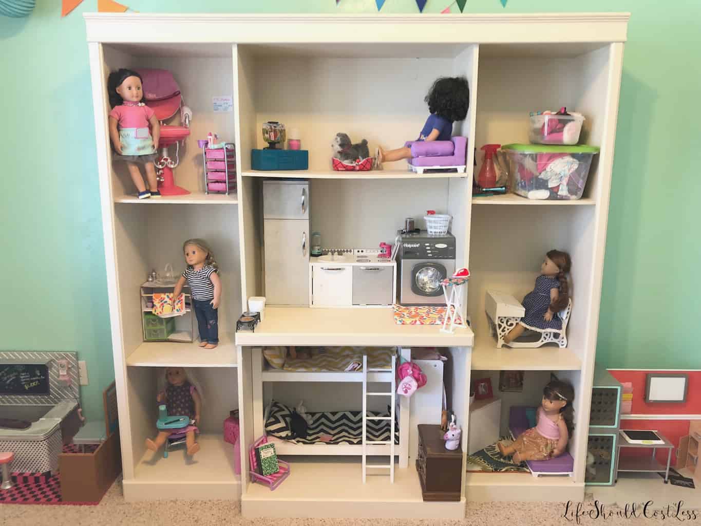 DIY 18 Inch Doll House - Life Should Cost Less