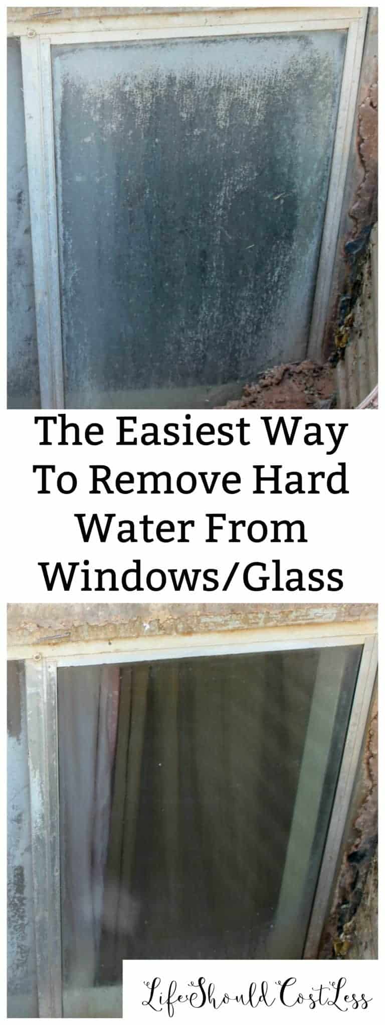 How to remove hard water stains from glass windows (video) Life