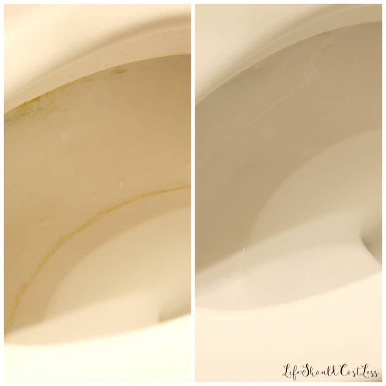 Cleaning 101 How To Clean A Toilet {without chemicals} Life Should Cost Less