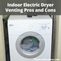 What to know about venting an electric dryer indoors.
