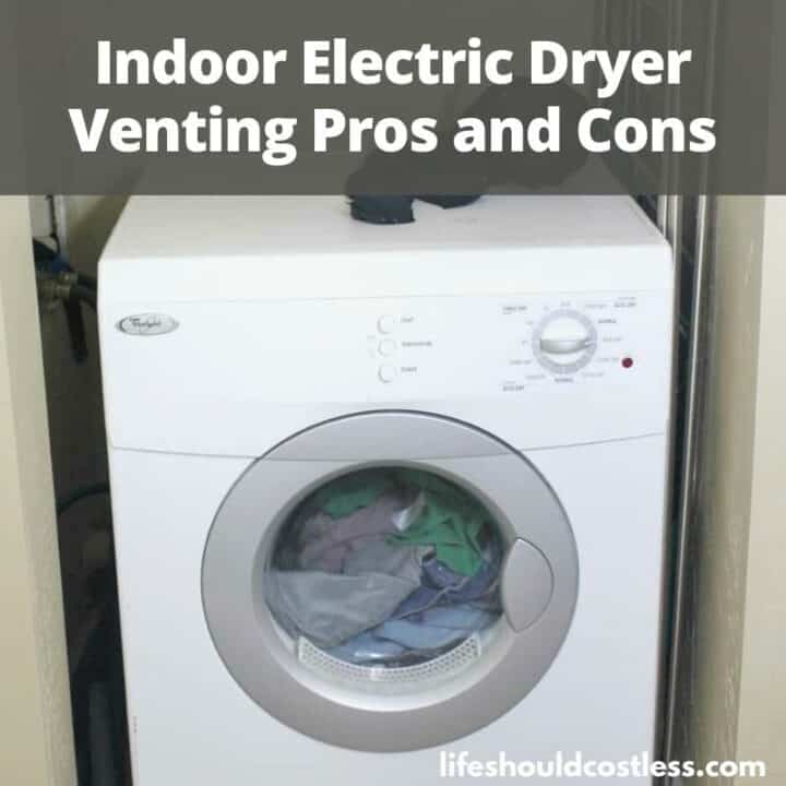 What to know about venting an electric dryer indoors.