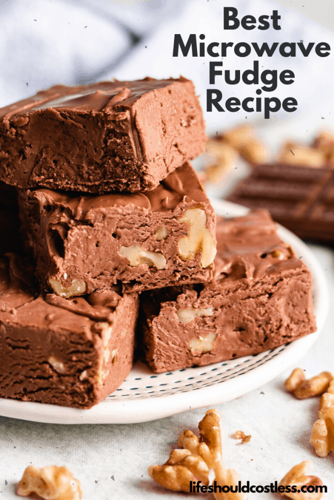 Best Five Minute Microwave Fudge Recipe Life Should Cost Less